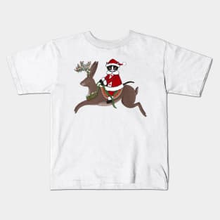 Santa Claws and Jackalope Kids T-Shirt